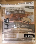 12 Pk Mighty Paw Full Pig Ears For Dogs All Natural Pet Treats Single Ingredient. Fixed Price $16.99.