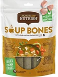 (exp: 1-2024) ** Chicken Veggies 3 Soup Bones Chew For Dogs Rachael Ray Nutrish. Fixed Price $8.00.