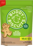 Buddy Biscuits 3.5 Lbs. Bag Of Crunchy Dog Treats Made With Roasted Chicken. Fixed Price $17.39.