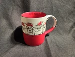 Spectrum Designz Christmas Holiday Dogs Coffee Mug Tea Red Ceramic. Fixed Price $13.99.