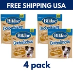 Bil-jac Little Gooberlicious Peanut Butter Dog Treats Training Snacks 4X4- Oz. Fixed Price $43.95.
