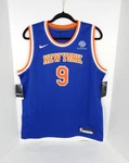 2019-20 Youth New York Knicks Rj Barrett #9 Swingman Blue Jersey Nike Xl 801873S. Fixed Price $29.99.