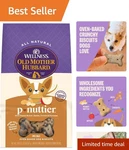 Crunchy Wellness P-nuttier Dog Biscuits Peanut Butter & Dental Health, 20OZ. Fixed Price $7.19.