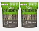 Dog Delights Chewy Duck Sticks 44OZ, 2-PACK. Fixed Price $49.75.