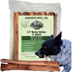 Exquisite Pets (5-PACK)OF Bully Sticks 12 Odorless All-natural Brazilian. Fixed Price $19.97.