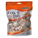 Healthy Good 'n' Fun Triple-flavor Rawhide Dog Treat Mini BONE(14 Per Pack). Fixed Price $8.99.