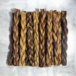 **bulk Sale** Odor Free 6" Braided Thin Bully Stick 50 Packs Natural Dog Bone. Fixed Price $115.00.