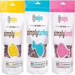 Sojos 100 Raw Freeze-dried Meat Treats For Dogs 3 Flavor Variety Bundle Beef. Fixed Price $73.24.