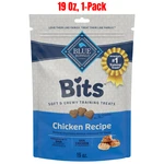 Blue Buffalo Bits Soft Dog Treats For Training, Chicken Recipe, 19-OZ Bag. Fixed Price $21.99.