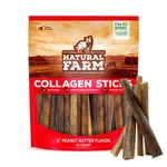 Natural Farm Peanut Butter Flavor Collagen Sticks For Dogs 6 Inch, 25 Count, .... Fixed Price $92.90.