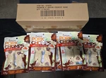 Case Of 6 New Bags Pork Chomps 4" Bacon Flavor Crunchy Bone - 2/PER. Fixed Price $25.00.