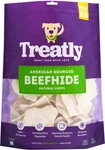 Treatly American Sourced Beefhide Chips Natural Flavor Dog Chews, 32-OZ Bag. Fixed Price $15.99.