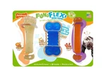Nylabone Dog Toys Fun Flexi 3-PACK Chill'n Chew Chicken Bacon Freezable Gentle. Fixed Price $45.99.
