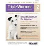 Durvet Triple Broad Spectrum Dewormer Dog Tablets. Fixed Price $17.99.