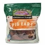 American Farms Smoked Pig Dog Treats, 25 Ears, 37.5 Oz Total. Fixed Price $43.99.