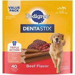 Pedigree Dentastix Beef Flavor Large Dog Dental Treats 40 Count Pack. Fixed Price $23.99.