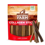 Natural Farm Collagen Sticks For Dogs 6 Inch, 25 Pack, Odorfree Long Lasting .... Fixed Price $92.90.
