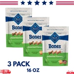 Blue Buffalo Bones Natural Treats, Small Dog,assorted FLAVORS,16OZ Pack Of 3. Fixed Price $29.92.