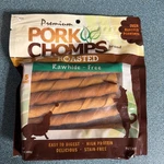 Scott Pet Premium Pork Chomps Roasted Dog Chews - 15 Count. Fixed Price $20.00.