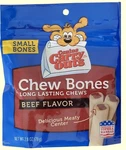 Canine Carry Outs Dog Snacks Beef Flavor Chew Bones Treats. Fixed Price $7.99.