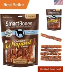 Smartbones Rawhide-free Chicken-wrapped Sticks Peanut Butter Flavor, 7 Oz. Fixed Price $12.34.