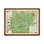 Old Map Of Oberlin College, Oh 1929 - Vintage. Fixed Price $69.99.
