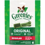 Greenies Original Regular Size Dog Dental Treats 6 Count Pack For Oral Care. Fixed Price $13.09.
