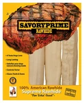 Savory Prime 902 Natural Beef Rawhide Bone 6 To 7 In. For Adult All Size Dogs. Fixed Price $14.35.