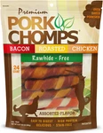 Baked Pork Skin Dog Chews, 6 Inch Twists, 24 Count Assorted Flavors Long-las. Fixed Price $59.99.