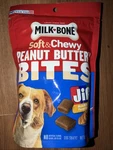 Milk-bone Peanut Buttery Bites Soft Chewy Dog Treat Jif 11.8OZ New. Fixed Price $11.99.