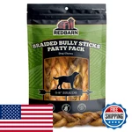 Redbarn Pet Products Natural 5-8 Braided Bully Sticks For Small Large Dogs. Fixed Price $47.23.