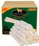 Chews For Dogs Premium Rawhide Twist Sticks 9-10 Inches Treat. Extra Thic.... Fixed Price $48.87.