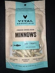 Vital Essentials Minnows Dog Treats 1 Oz Each Freeze-dried Raw. Fixed Price $7.99.
