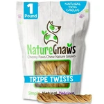 Nature Gnaws Beef Tripe Twists Dog Chews, 1 Lb.. Fixed Price $31.87.