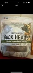 Duck Heads Natural Single Ingredient Dog Treats ( 10 Count ) Dehydrated. Fixed Price $30.00.