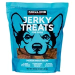 Kirkland Signature Chicken Breast Jerky Dog Treats, 48 Oz / 3 Lbs. Fixed Price $34.99.