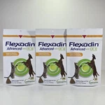 3X Vetoquinol Flexadin Advanced Dogs And Cats Joint Supplement 30 Chews Exp 2027. Fixed Price $101.95.