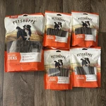 Petshoppe Beef Jerky Sticks Dog Treats - 4 Packs (6 + 1 (25OZ). Fixed Price $28.00.