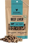 Vital Essential Freeze Dried Dog Beef Liver Training Treats Grain 2.1OZ Bag. Fixed Price $8.65.