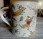 Spectrum Designz Christmas Holiday Dogs Dachshund Coffee Mug. Fixed Price $16.00.