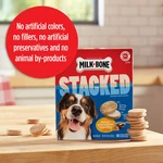 Milk Bone Stacked Dog Biscuits, Molasses & Peanut Butter Flavor, Naturally Ar. Fixed Price $15.81.