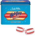 Hot Dog Flavored Candy - Cool Retro Tin Gift Box Archie Mcphee. Fixed Price $9.95.