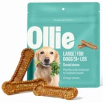 Ollie Dental Chews For Large Dogs, 12 Oz, Fresh Breath, Teeth Cleaning Treats.... Fixed Price $43.97.