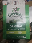 Original Dental Chews Teenie 96 Treats (dogs 5-15 Lbs) By Greenies. Fixed Price $20.77.