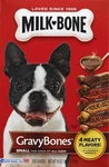 Milk- Dog Treats, Gravy Bones, 1 Lb. Fixed Price $20.25.
