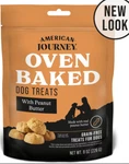 American Journey Peanut Butter Recipe Grain-free Crunchy Biscuit Dog Treat 8OZ. Fixed Price $14.00.