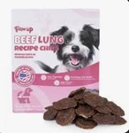 Paw Up Beef Lung Recipe Chips Dog Treats, High Protein Low Fat Chews - 2.2 Lbs. Fixed Price $29.95.