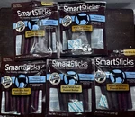 5 X Smartbones Smartsticks 10 Count Peanut Butter Veg Chicken Chews For Dogs. Fixed Price $47.89.