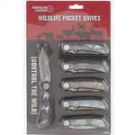 American Hunter Wildlife 6 Pocket Knife Set Elk Turkey Deer Geese Wolf Eagles. Fixed Price $19.95.
