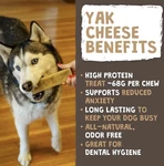 New Mighty Paw Naturals Yak Cheese Small Chews Dog Treats 12 Pack. Fixed Price $19.50.
